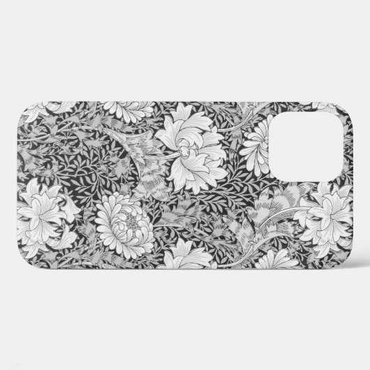 Chrysanthemum Gray, William Morris Case-Mate iPhone Case (Achterkant (horizontaal))