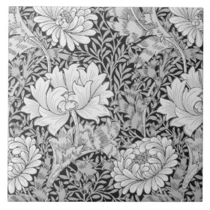 Chrysanthemum Gray, William Morris Tegeltje