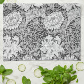 Chrysanthemum Gray, William Morris Theedoek (Gevouwen)