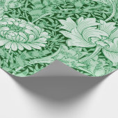 Chrysanthemum Green, William Morris Cadeaupapier (Hoek)