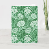 Chrysanthemum Green, William Morris Kaart (Voorkant)