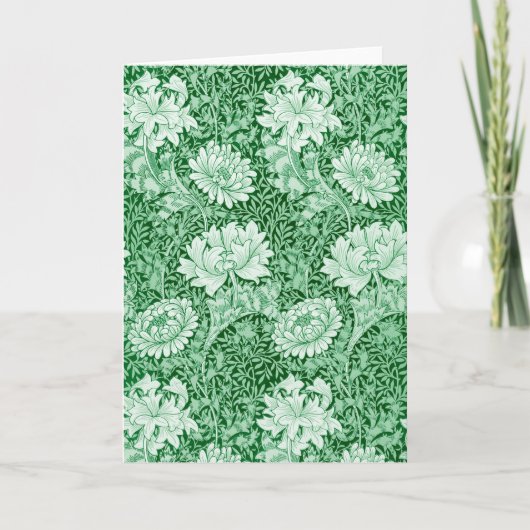 Chrysanthemum Green, William Morris Kaart (Voorkant)