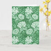 Chrysanthemum Green, William Morris Kaart (Gele Bloem)