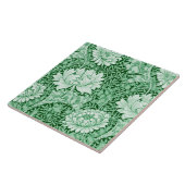 Chrysanthemum Green, William Morris Tegeltje (Zijkant)
