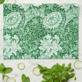 Chrysanthemum Green, William Morris Theedoek (Gevouwen)