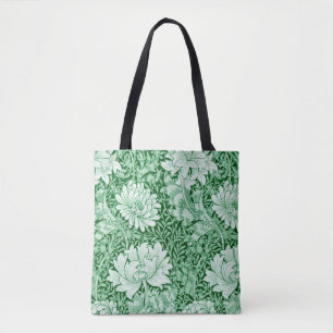 Chrysanthemum Green, William Morris Tote Bag
