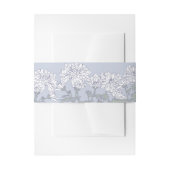 Chrysanthemum grijs witte bloem bloemen bruiloft uitnodigingen wikkel (Voorkant Voorbeeld)