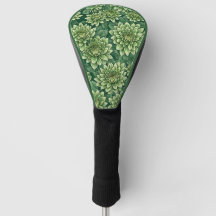 Chrysanthemum groen bloempatroon