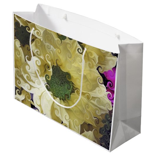 CHRYSANTHEMUM GROOT CADEAUZAKJE (Achterkant Gekanteld)