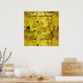 Chrysanthemum Group Plant Geel Poster (Keuken)