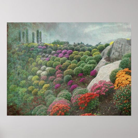 Chrysanthemum Hill Ott's Greenhouse Pennsylvania Poster (Voorkant)