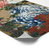 Chrysanthemum, Hokusai Poster (Hoek)