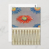 Chrysanthemum illustration. Japanese Patterns  Briefkaart (Voorkant / Achterkant)