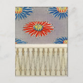 Chrysanthemum illustration. Japanese Patterns Briefkaart (Voorkant)
