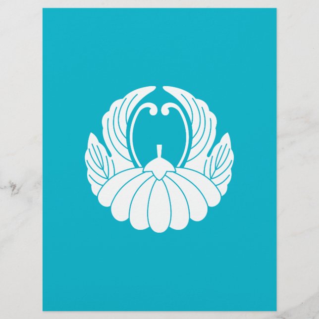 Chrysanthemum in ballonstijl (Voorkant)
