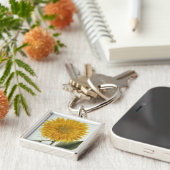Chrysanthemum Indicum uit 'Pythanthoza Iconograph' Sleutelhanger (Zijkant)