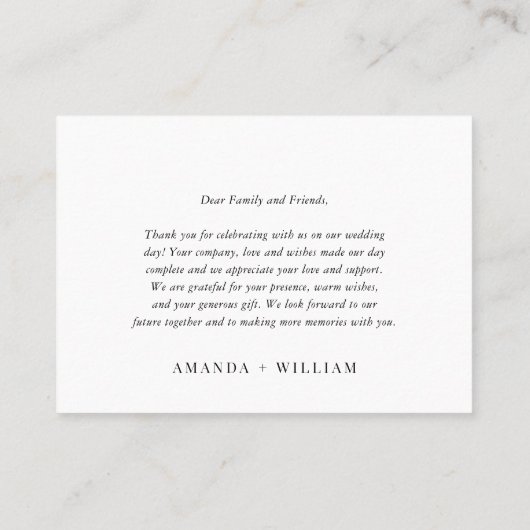 Chrysanthemum Inktkunst Dank je Plaatskaartje (Achterkant)