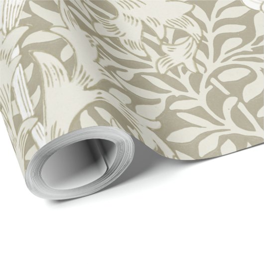 Chrysanthemum Ivory, William Morris Cadeaupapier (Rol Hoek)