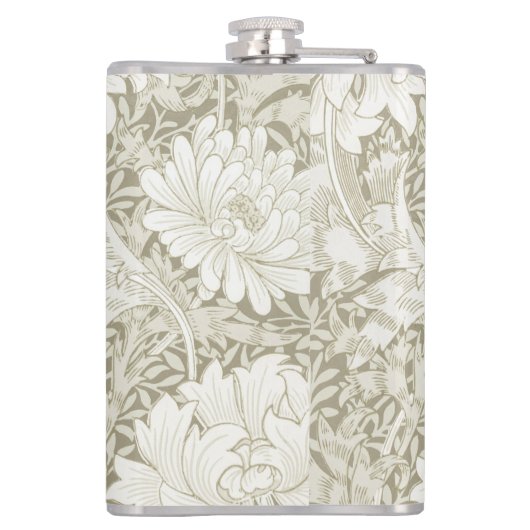 Chrysanthemum Ivory, William Morris Heupfles (Achterkant)