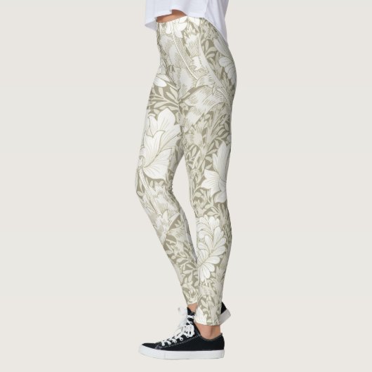 Chrysanthemum Ivory, William Morris Leggings (Links)