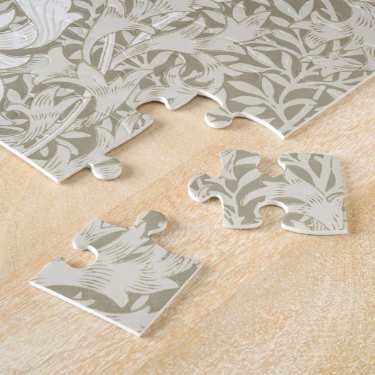 Chrysanthemum Ivory, William Morris Legpuzzel (Zijkant)
