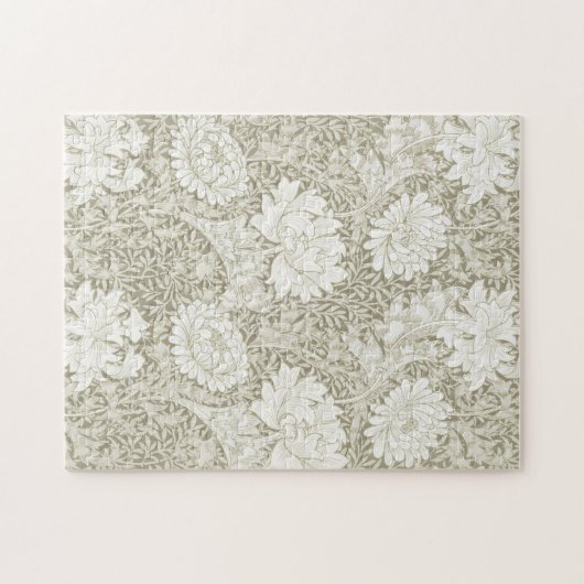 Chrysanthemum Ivory, William Morris Legpuzzel (Horizontaal)