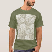 Chrysanthemum Ivory, William Morris T-shirt (Voorkant)
