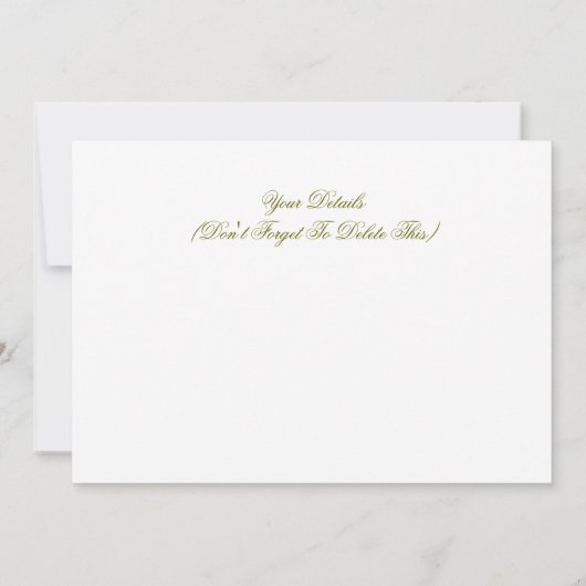 CHRYSANTHEMUM KAART (Achterkant)