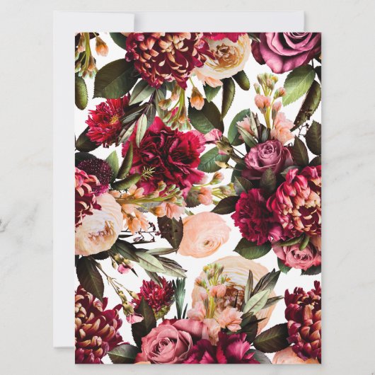 Chrysanthemum Kaart (Achterkant)