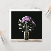 Chrysanthemum Kaart (Voorkant / Achterkant in situ)