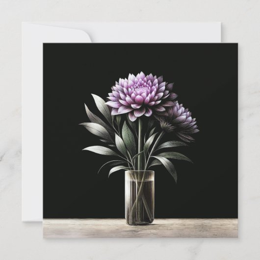 Chrysanthemum Kaart (Voorkant)