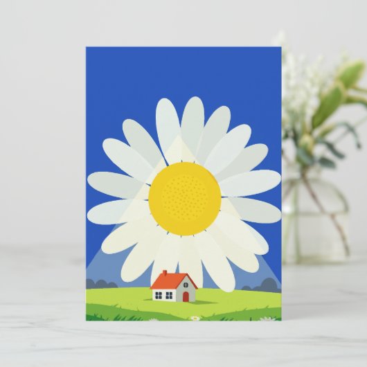 Chrysanthemum Kaart (Staand voorkant)