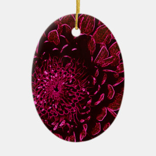 Chrysanthemum Keramisch Ornament