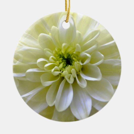 CHRYSANTHEMUM KERAMISCH ORNAMENT (Voorkant)
