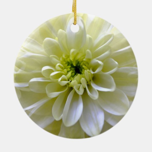 CHRYSANTHEMUM KERAMISCH ORNAMENT (Achterkant)