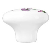 Chrysanthemum Keramische Knop (Zijkant)