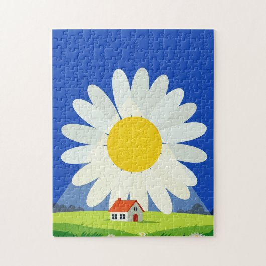 Chrysanthemum Legpuzzel (Verticaal)