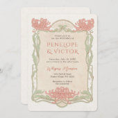  Chrysanthemum Lijst huwelijksuitnodiging Kaart (Voorkant / Achterkant)