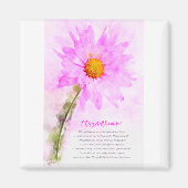 Chrysanthemum Magneet (Voorkant)