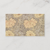 'Chrysanthemum' mapontwerp, 1876 Visitekaartje (Achterkant)