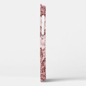 Chrysanthemum Maroon, William Morris Case-Mate iPhone Case (Achterkant / Links)