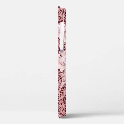 Chrysanthemum Maroon, William Morris Case-Mate iPhone Case (Achterkant / Links)