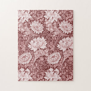 Chrysanthemum Maroon, William Morris Legpuzzel