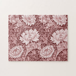Chrysanthemum Maroon, William Morris Legpuzzel