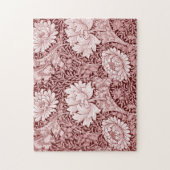 Chrysanthemum Maroon, William Morris Legpuzzel (Verticaal)
