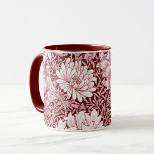Chrysanthemum Maroon, William Morris Mok