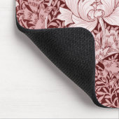 Chrysanthemum Maroon, William Morris Muismat (Hoek)