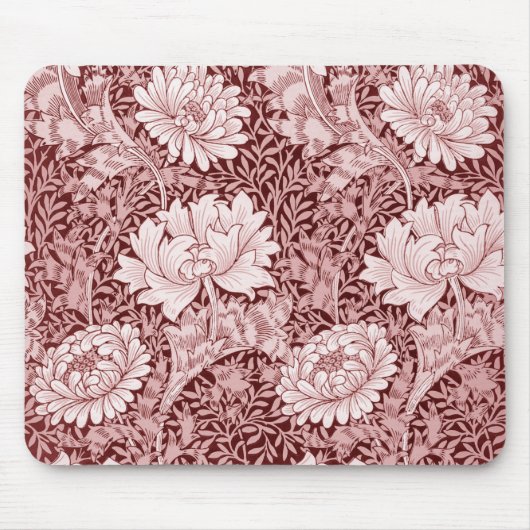 Chrysanthemum Maroon, William Morris Muismat (Voorkant)