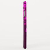 Chrysanthemum mauve aangepaste iPhone case (Achterkant/rechts)