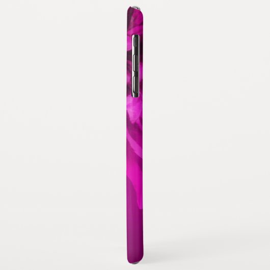 Chrysanthemum mauve aangepaste iPhone case (Achterkant/links)